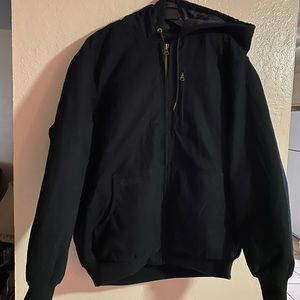 Redhead men's black jacket